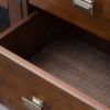 Artisan Solid Wood Sideboard Buffet in Russet Brown